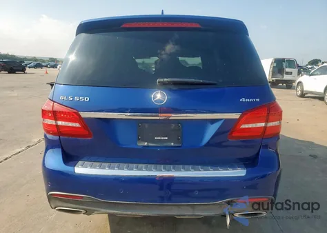 2018 Mercedes-Benz Gls 550 4Matic z USA, uszkodzony, nr VIN 4JGDF7DE6JB113256